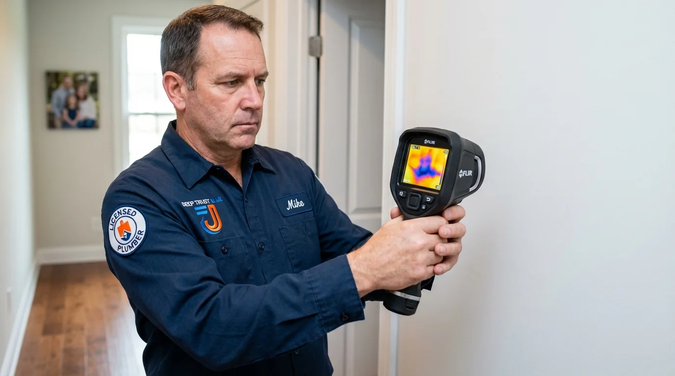 Thermal imaging leak detection by Johns Plumbing LLC in Mount Dora